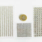 Self Adhesive Stick On Diamante Rhinestone Clear Crystal Craft Gems Stickers