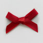 Small Red Christmas Satin Ribbon Bow Pre-Tied Craft Sewing Scrapbooking Seasonal