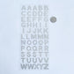 Small Self Adhesive Diamante Stick On Alphabet Letters / Numbers Card Making