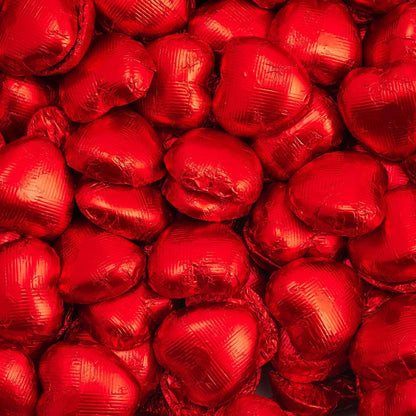 Chocolate Wedding Favours Belgian Chocolate Red Foil Wrapped Heart Chocolates Gift Box Chocolates Without Gift Wrap