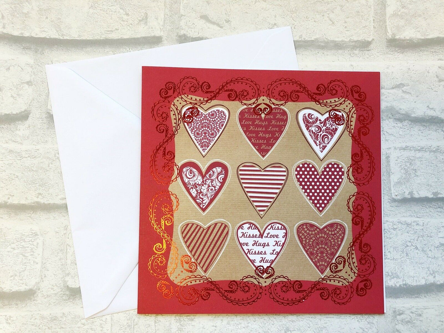 Valentines Day Card Making Kit For Husband / Wife Make Your Own Handmade Card